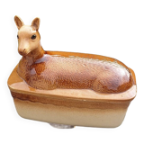 Ceramic deer terrine