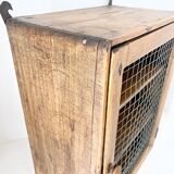 Wooden wall-mounted toilet cabinet