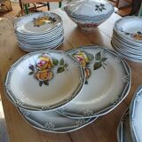 Antique tableware set from Digoin and Sarreguemines