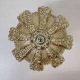 Vintage glass bubble ceiling lamp , 1970s