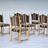 1970s, set 6 pcs of Danish dinning chairs, original good condition.