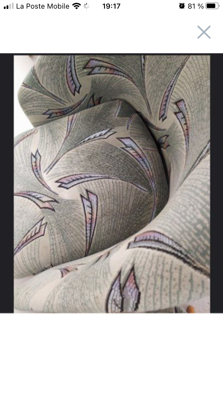 Pair of vintage bucket chairs 60s