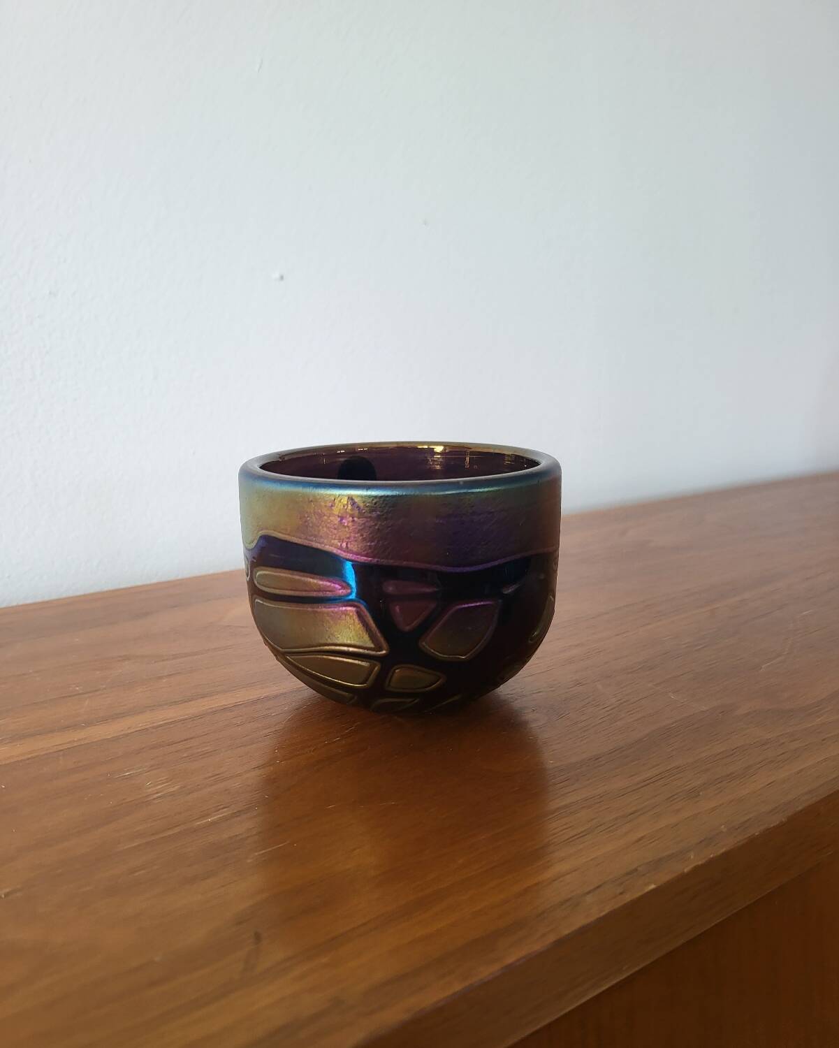Empty Glass Ashtray Phoenician Malta 1980s