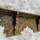 Old wall shelf wall rack handpainted