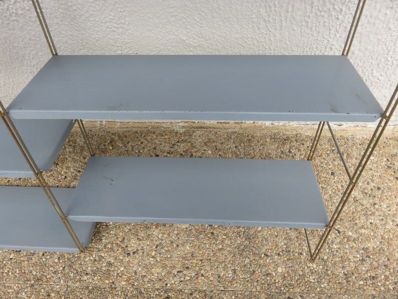 Modular String shelf in metal 50 years 60