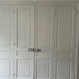 4 old molded doors, Haussmann style