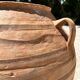 Ancient terracotta pottery jar from the 19th century.