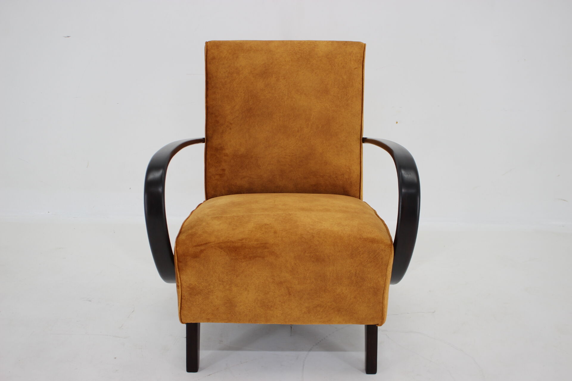 1950s Jindrich Halabala Restored Armchair, Czechoslovakia
