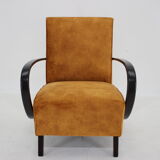 1950s Jindrich Halabala Restored Armchair, Czechoslovakia