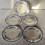 Set of 5 vintage Lancaster dessert plates
