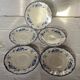 Lot de 5 assiettes à dessert Lancaster vintage