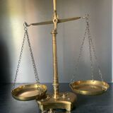 Small brass scale
