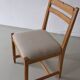 4 rustic carved pine chairs | Sweden | 1950s