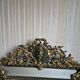 Trumeau mirror - marble, gilded, oak