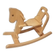 Wooden rocking horse