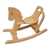 Wooden rocking horse
