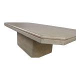 Vintage travertine coffee table, 1970s