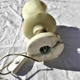 Complete table lamp in alabaster around 1950/1960 old