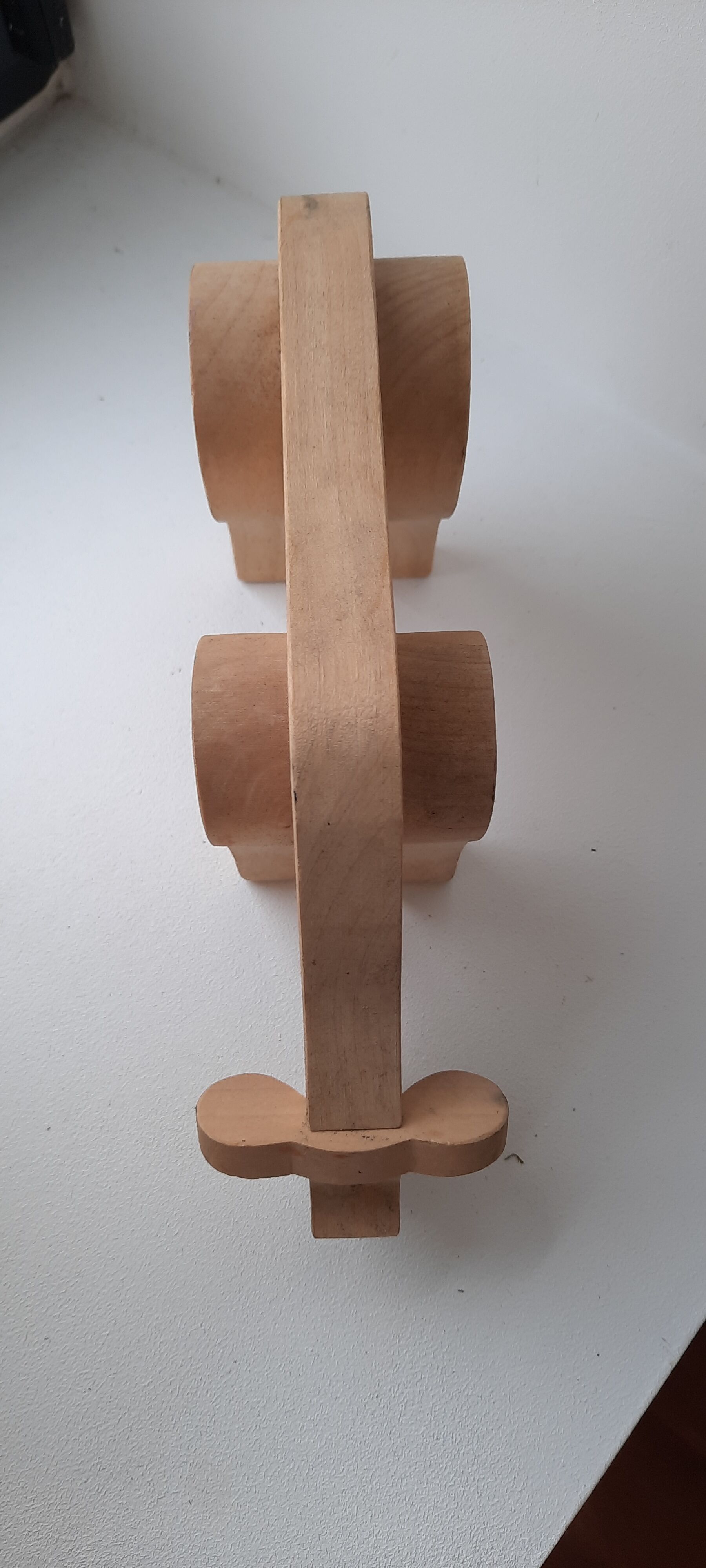 Decorative wooden cow or toy