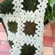 Plaid crocheté patchwork
