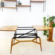 2-in-1 liftable table "smørrebrød", 1960