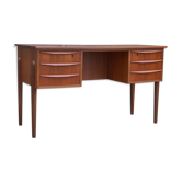 Bureau danois en teck double faces