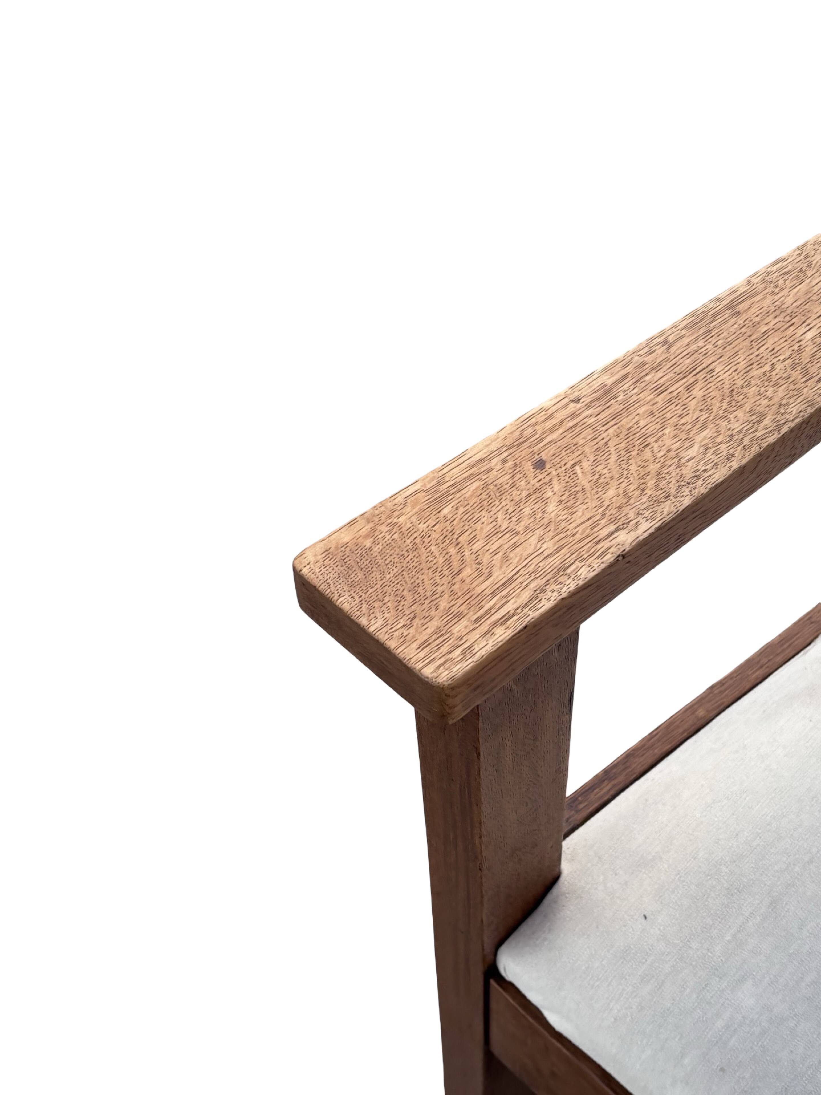 Set of four Art Deco chairs oak Amsterdam School Design 30's