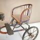 Vintage two-seater antique tricycle