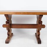 Table basse en chêne des années 1970