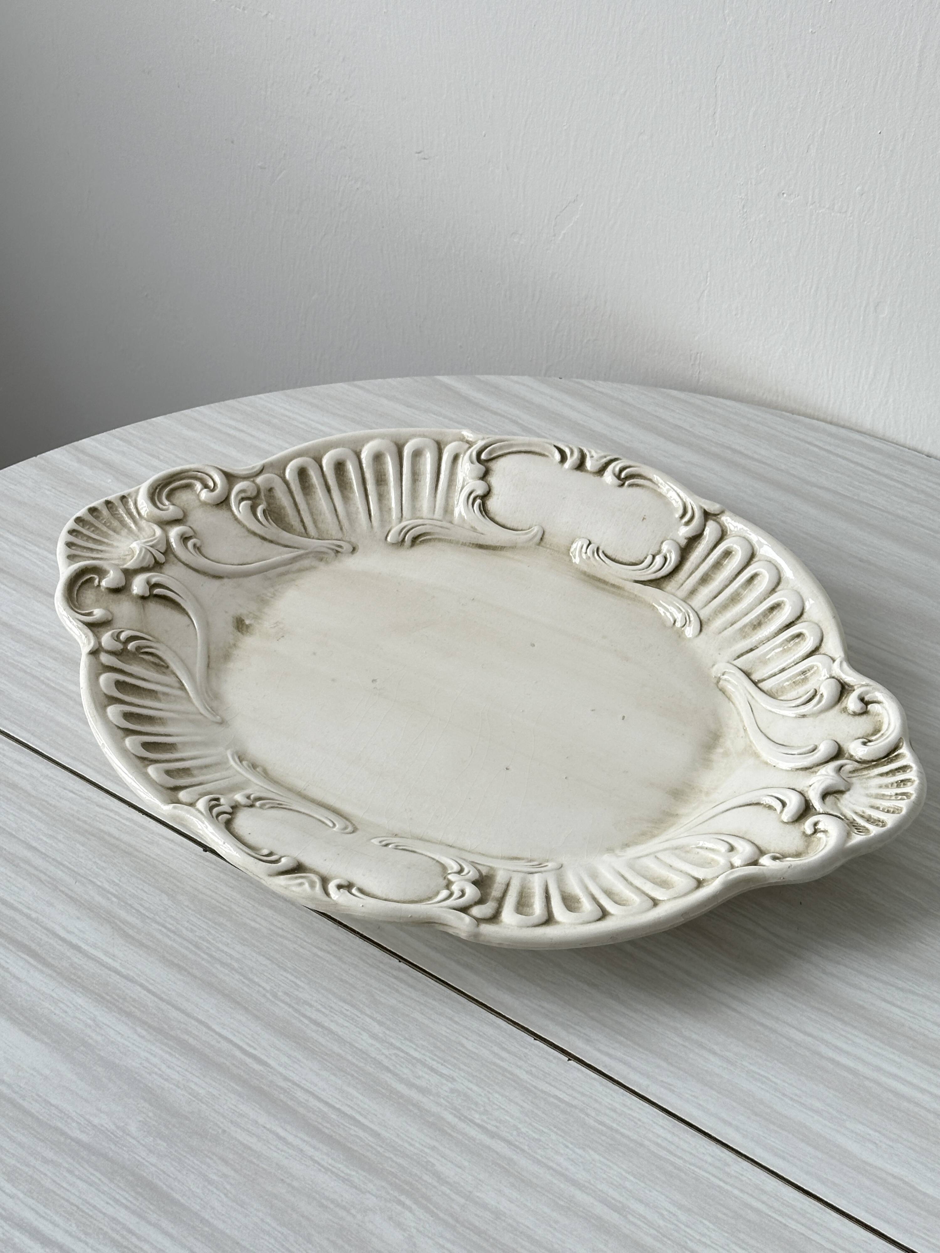 Old ceramic dish