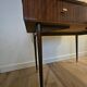 Coiffeuse en formica avec miroir