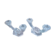 Paire de chandeliers Val saint Lambert