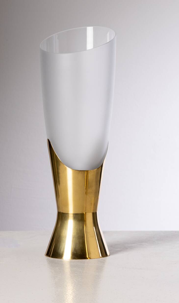 Max ingrand pair of table lamps produced by fontana arte