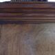 Walnut and walnut veneer display case 1 door circa 1900