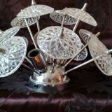 Lustre plafonnier Sputnik 3 feux Emil Stejnar - 1960