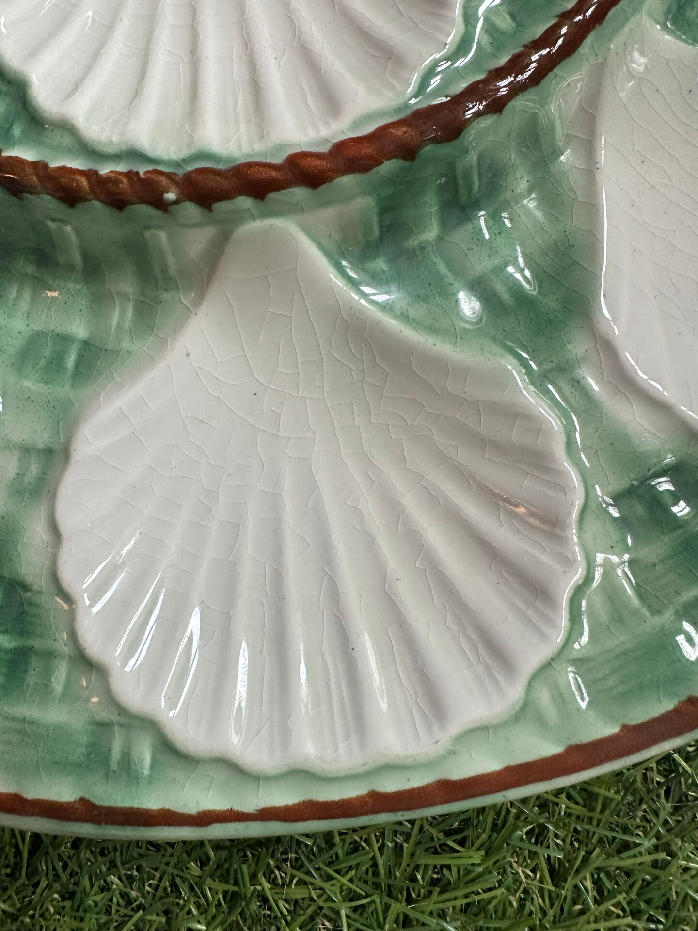 Vintage Longchamps oyster platter