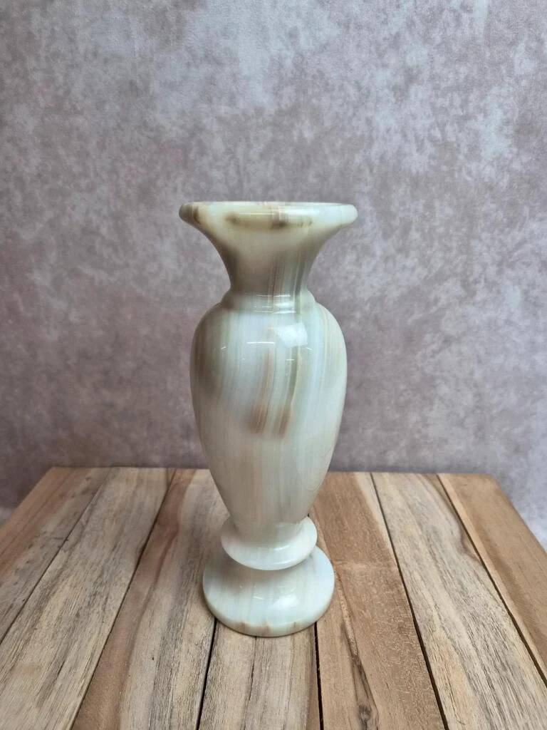 Vintage vase in natural onyx – 23 cm
