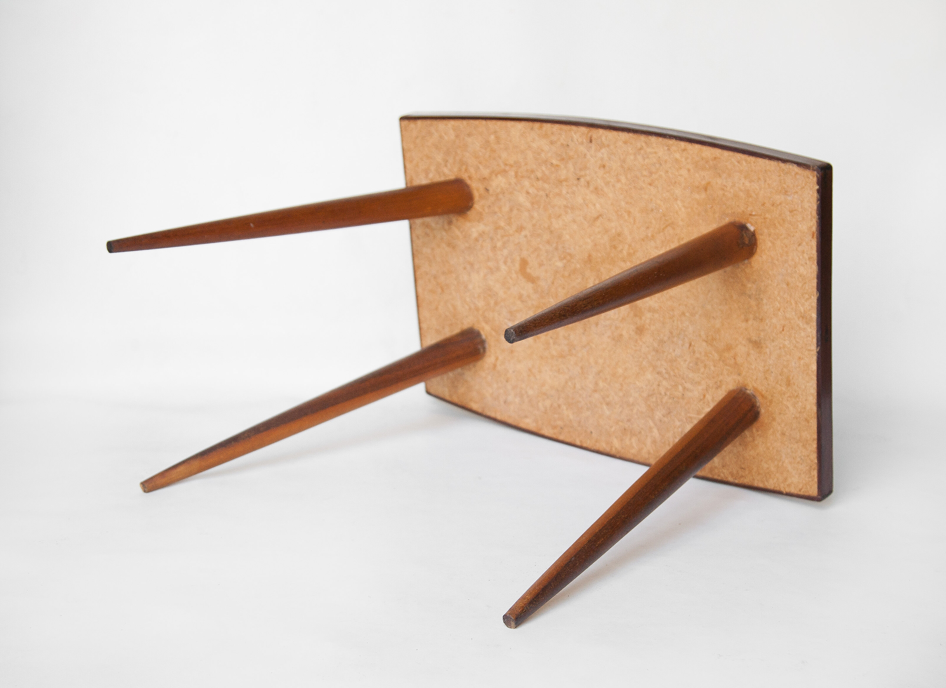 Vintage table, wooden table feet compass, side table, coffee table, lounge, danish style, wooden table, coffee table, 60's