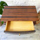 Chevet vintage style Art déco bois et laiton NF 125