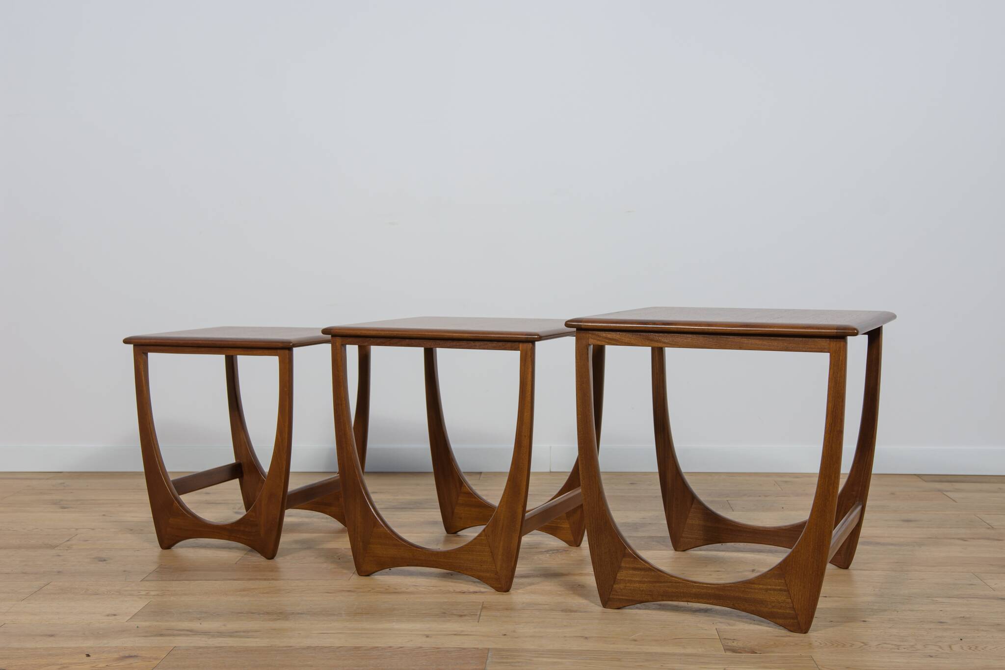 Mid-Century Teak Nesting Tables by V. Wilkins for G-Plan, United Knigdom, 1970s, Set of 3