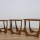Mid-Century Teak Nesting Tables by V. Wilkins for G-Plan, United Knigdom, 1970s, Set of 3