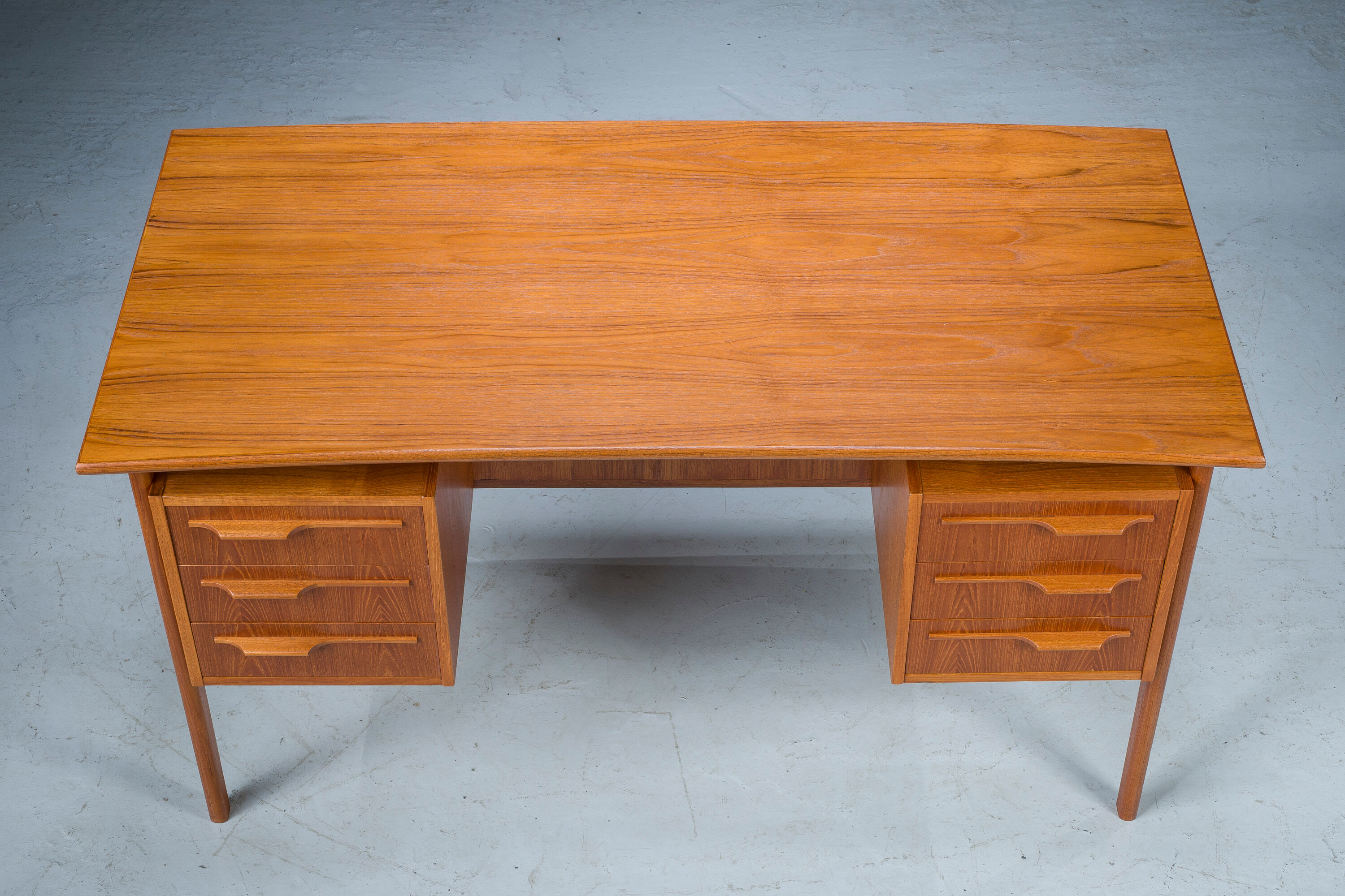 Dänischer Boomerang Schreibtisch aus Teak, 1960er