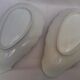 Pair of porcelain shell ravines