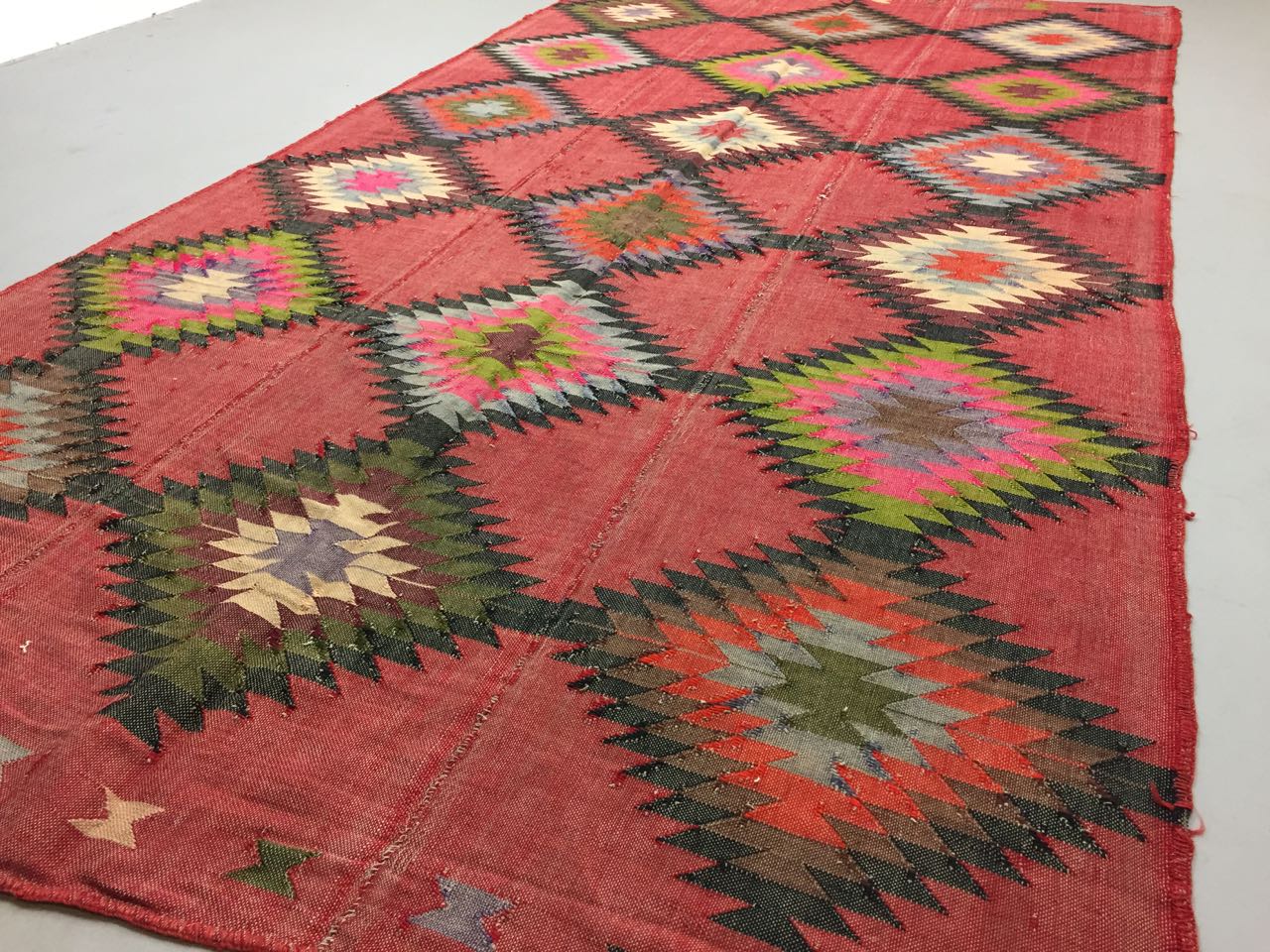 Turkish kilim rug 316x167 cm