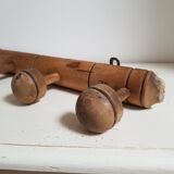 Wooden coat rack