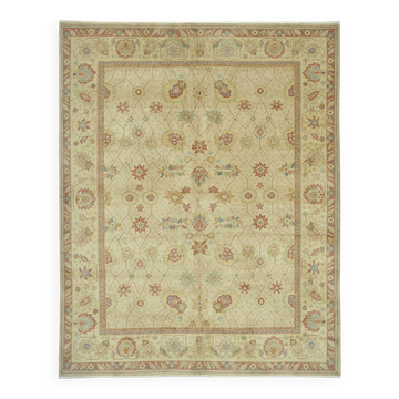 Turkish Handknotted Wool Oushak Rug 242 cm x 302 cm