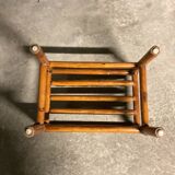 Small wicker rattan seat from the 50s/60s