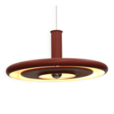 Pink XL Fog & Morup Optima Pendant Lamp: Hans Due Design, Denmark 1970s