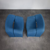 Pair of F598 Groovy chairs by Pierre Paulin for Artifort, Netherlands, 1970s