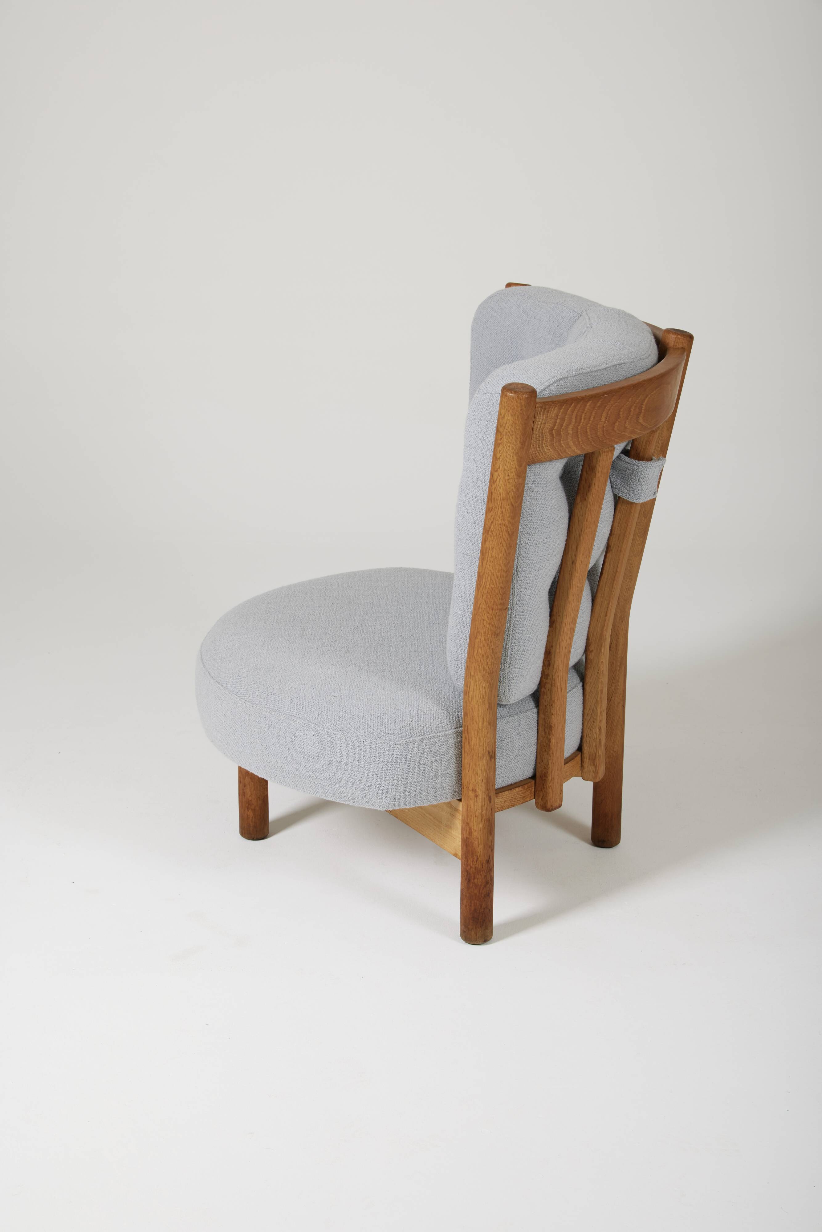 Guillerme & Chambron wooden armchair